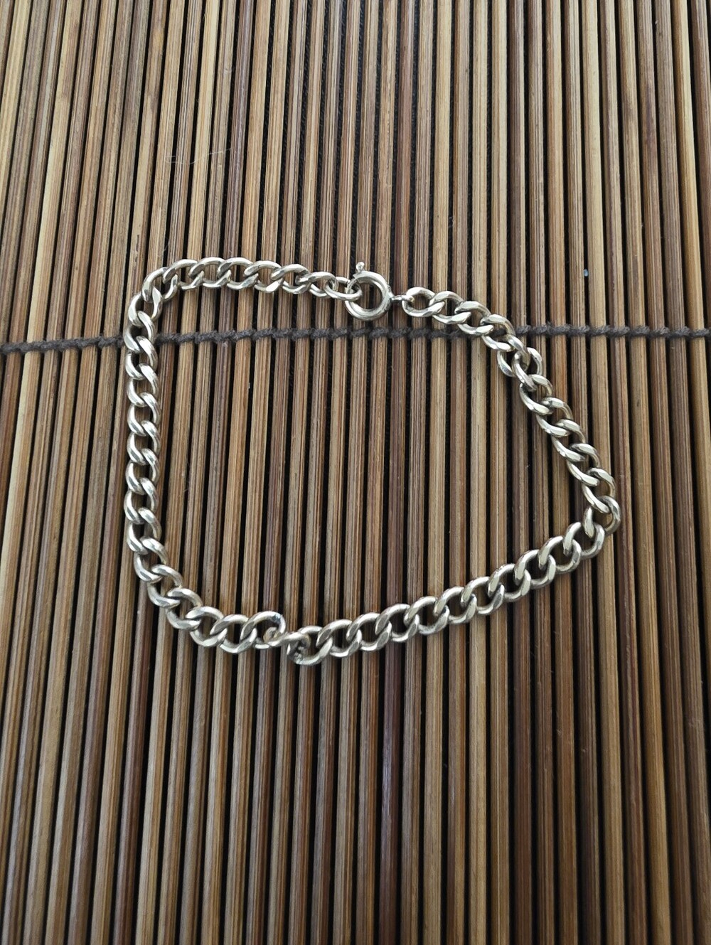12k Gold Filled Yellow Gold Curb Link Chain Bracelet (Vintage)